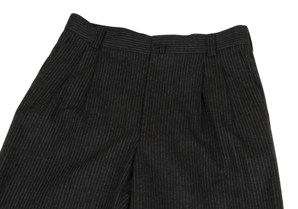 istante Wool Pinstripe Tuck Pants K-164598_002