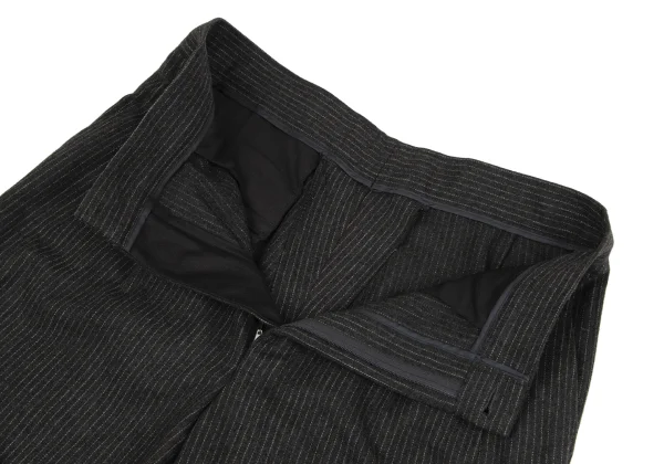 istante Wool Pinstripe Tuck Pants K-164598_005
