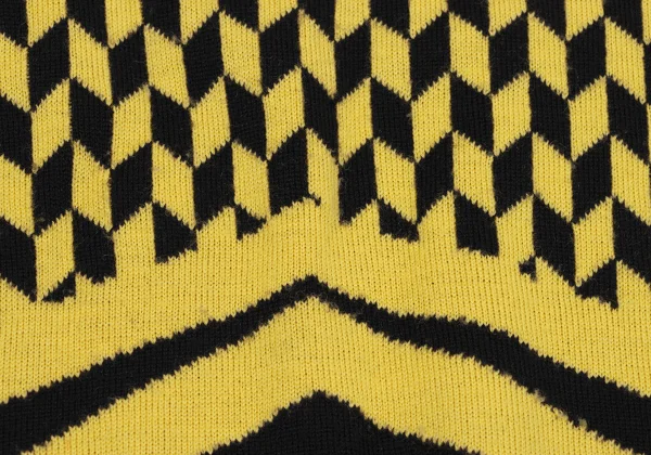 V2 BY VERSACE Geometric Wool Mock Neck Knit K-164599_008