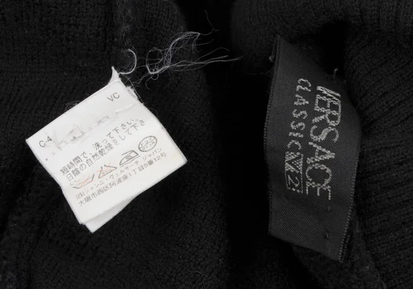 VERSACE CLASSIC V2 Diamond Jacquard Turtleneck Knit K-164600_014