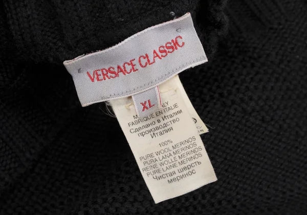 VERSACE CLASSIC Geometric Jacquard Knit K-164602_013