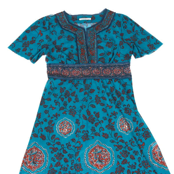 VIVIENNETAM Floral Printed Mesh Tunic K-164606_003