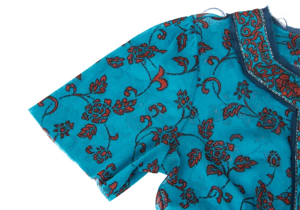 VIVIENNETAM Floral Printed Mesh Tunic K-164606_007