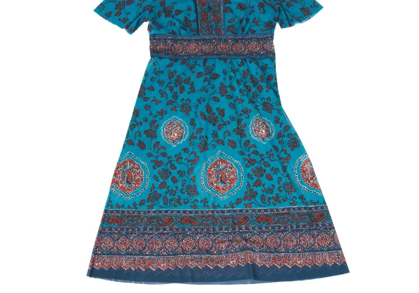 VIVIENNETAM Floral Printed Mesh Tunic K-164606_008