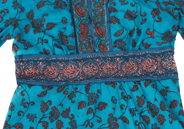 VIVIENNETAM Floral Printed Mesh Tunic K-164606_009