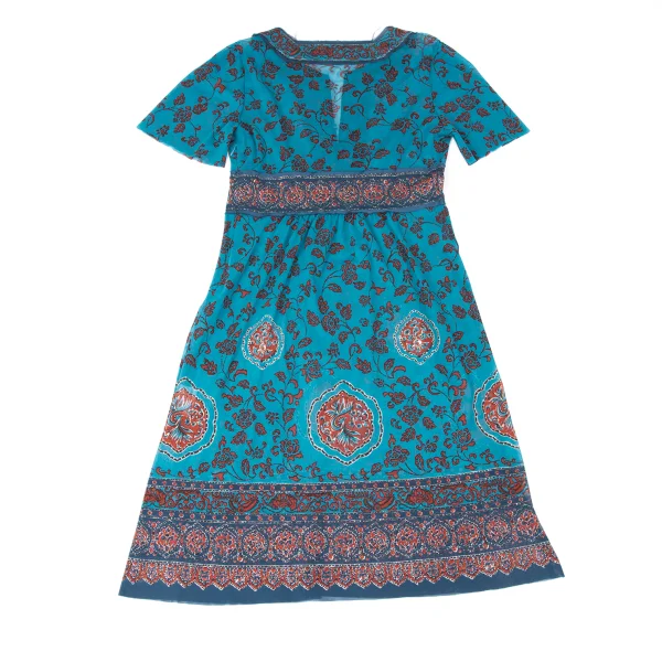 VIVIENNETAM Floral Printed Mesh Tunic K-164606_013