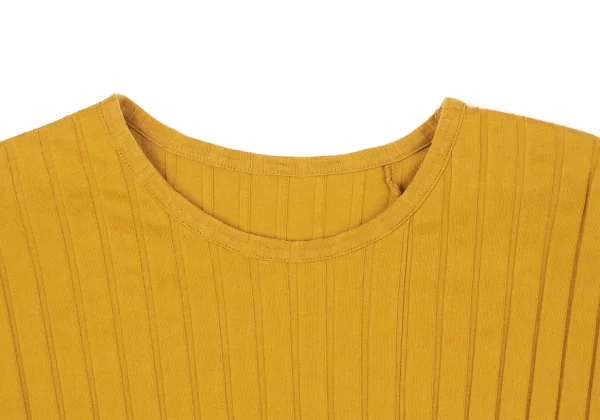 Y's Stripe Woven Hem-slit T-shirt K-164608_003