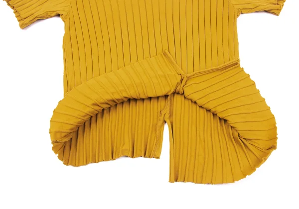 Y's Stripe Woven Hem-slit T-shirt K-164608_006