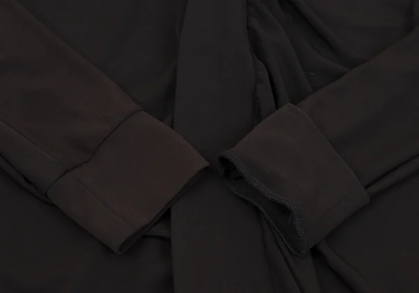 Y's Poly Blend Gather Asymmetry Blouse K-164609_006