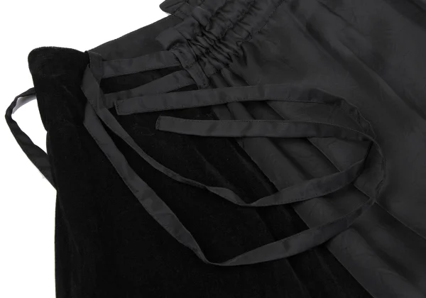 Y's Velour Asymmetry Pants K-164610_005