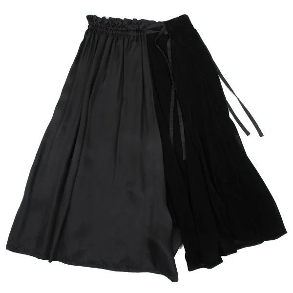 Y's Velour Asymmetry Pants K-164610_010