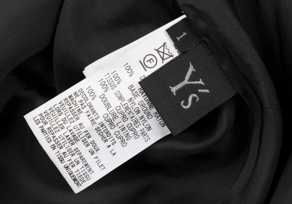 Y's Velour Asymmetry Pants K-164610_013