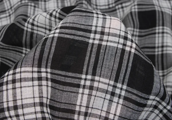 tao Wool Nylon Ribbon Design Checked Dress K-164613_015