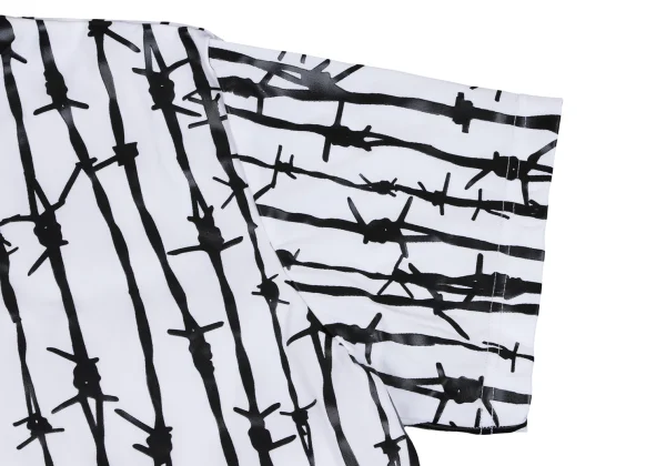 COMME des GARCONS Barbed Wire Rubber Printed T-shirt K-164615_004