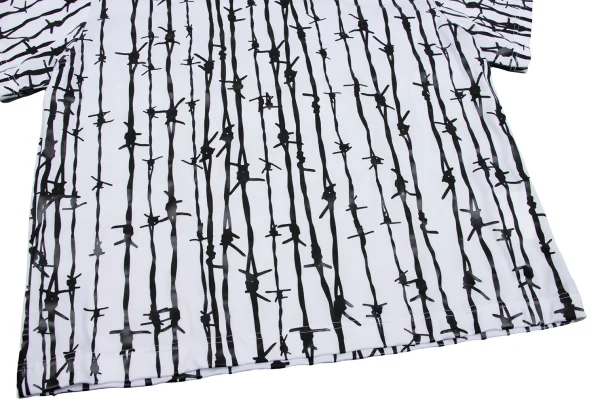 COMME des GARCONS Barbed Wire Rubber Printed T-shirt K-164615_005