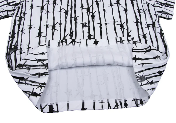 COMME des GARCONS Barbed Wire Rubber Printed T-shirt K-164615_007