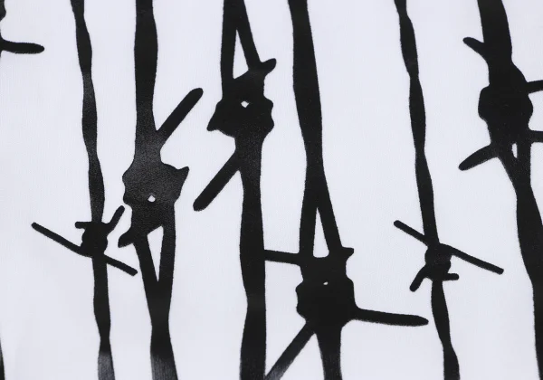 COMME des GARCONS Barbed Wire Rubber Printed T-shirt K-164615_009