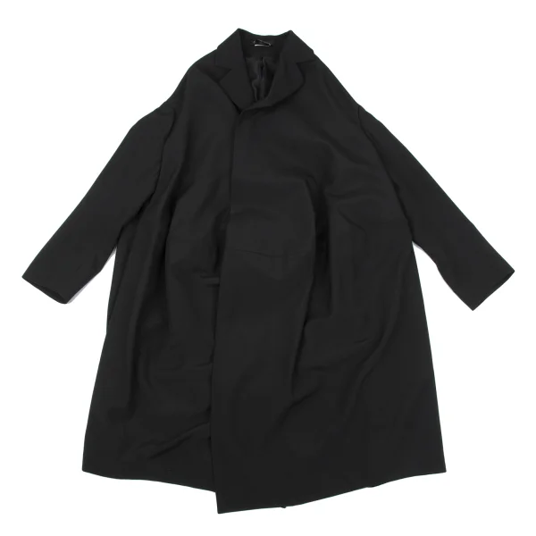 COMME des GARCONS Wool Gaba Panel Switching Coat K-164616_002
