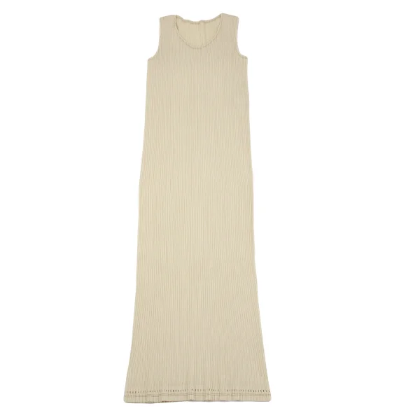 ISSEY MIYAKE Hem Cutting Design Pleats Dress K-164618_002