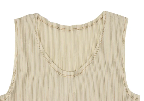 ISSEY MIYAKE Hem Cutting Design Pleats Dress K-164618_004