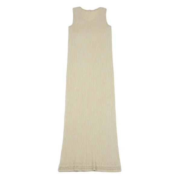 ISSEY MIYAKE Hem Cutting Design Pleats Dress K-164618_009