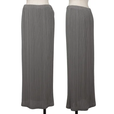 ISSEY MIYAKE WHITE LABEL Pleats Long Skirt