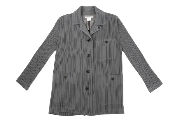 ISSEY MIYAKE WHITE LABEL Pleats Jacket & Long Skirt K-164623_003