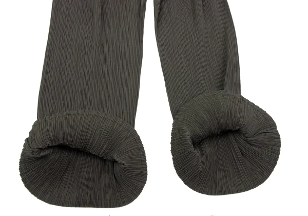 ISSEY MIYAKE WHITE LABEL Crepe Pleated Bicolor Trim Jacket & Pants K-164626_016