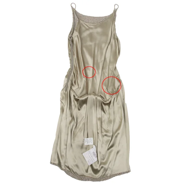 GIORGIO ARMANI Silk Beaded Camisole Dress K-164627_013