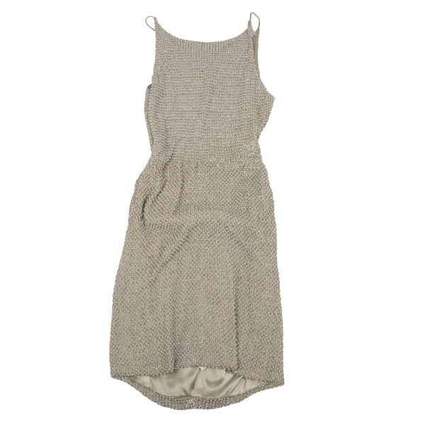 GIORGIO ARMANI Silk Beaded Camisole Dress K-164627_018