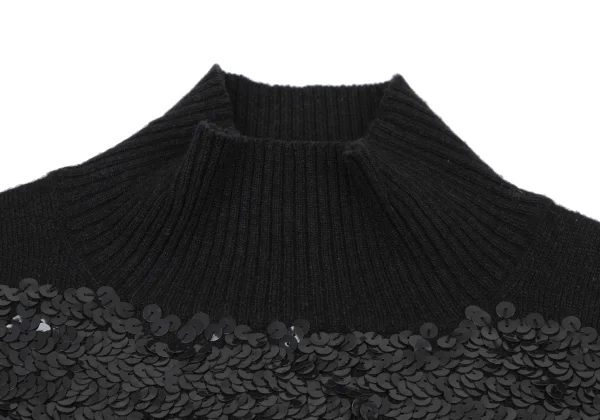 JUNYA WATANABE COMME des  GARCONS Front Sequin Embellished Knit Sweater K-164630_007