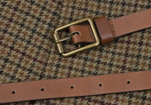 Ralph Lauren Wool Check Belted Wrap Skirt K-164639_005