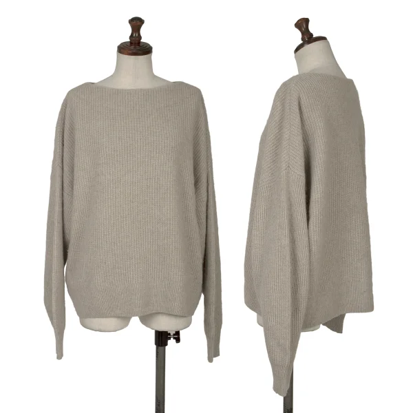 セオリーTheory ラクーンウール混オフショルダーセーター ベージュS