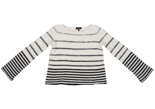 Theory Cashmere Blend Stripe Knit Sweater K-164642_002