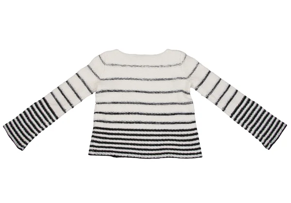 Theory Cashmere Blend Stripe Knit Sweater K-164642_010