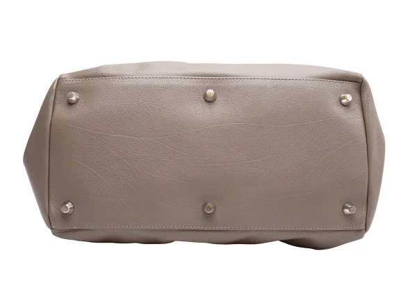 ジミーチュウJIMMY CHOO 2wayレザーバッグ モカ (K-164646)