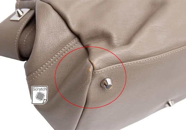 ジミーチュウJIMMY CHOO 2wayレザーバッグ モカ K-164646_007