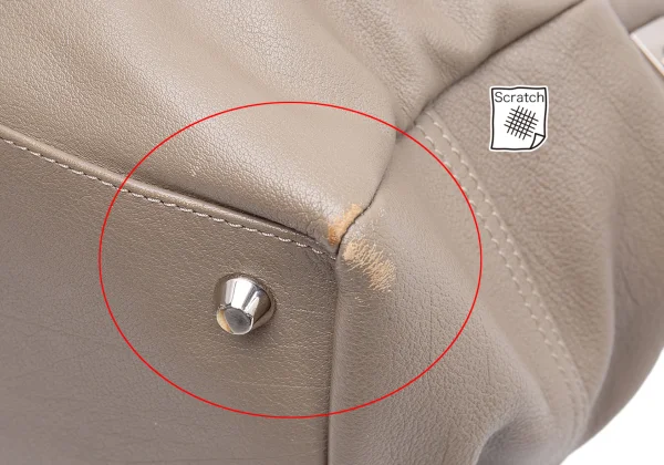 ジミーチュウJIMMY CHOO 2wayレザーバッグ モカ K-164646_008