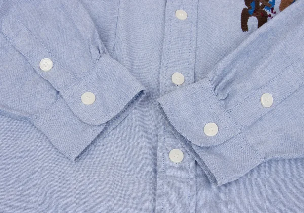 Ne-net Animal Embroidery Button Down Shirt Dress K-164647_010