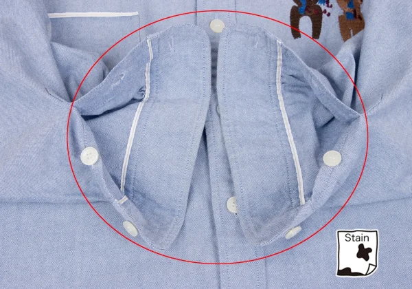 Ne-net Animal Embroidery Button Down Shirt Dress K-164647_011