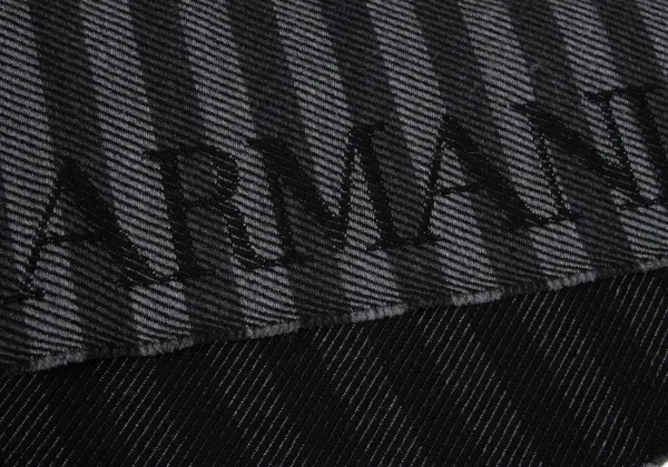 GIORGIO ARMANI Logo Jacquard Striped Stole K-164648_005