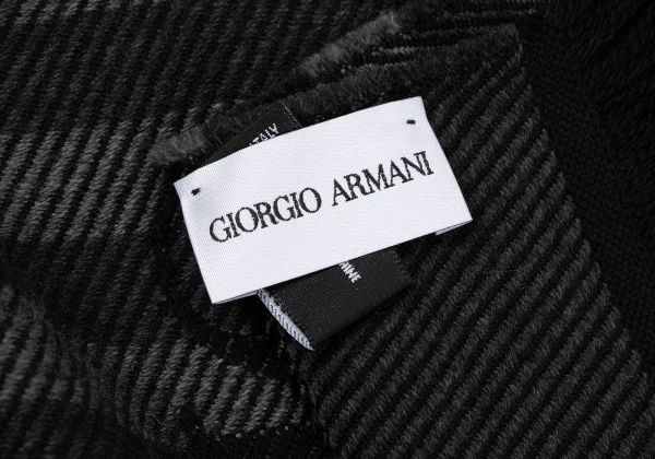 GIORGIO ARMANI Logo Jacquard Striped Stole K-164648_009