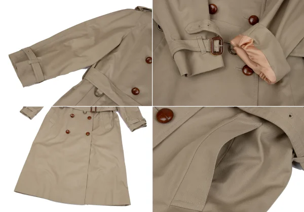 Aquascutum Check Lining Trench Coat K-164654_005