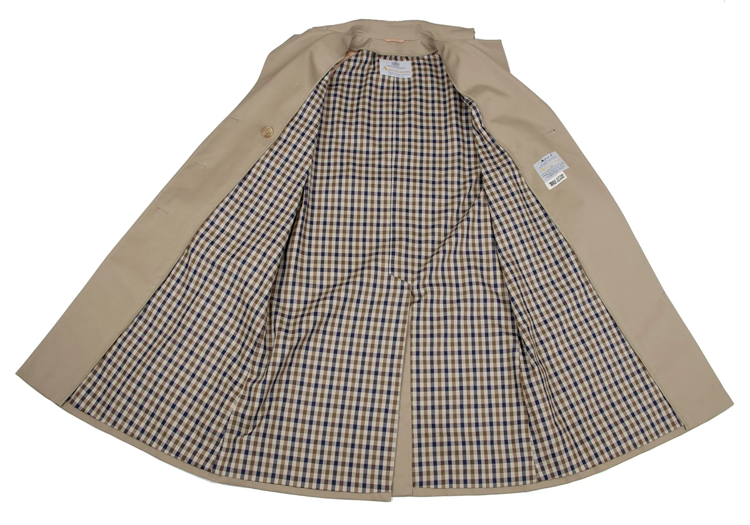 アクアスキュータム Aquascutum トレンチコート 裏ハウスチェック アクアスキュータムAquascutum 裏チェックライナートレンチコート