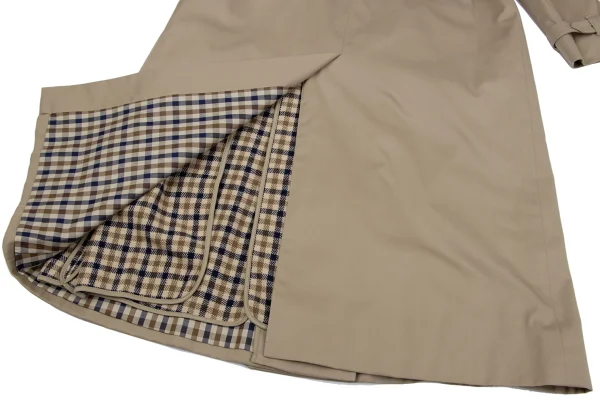 Aquascutum Check Lining Trench Coat K-164654_017