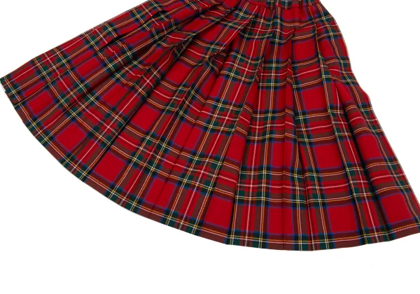 COMME des GARCONS GIRL Check Pleats Wool Skirt K-164658_007