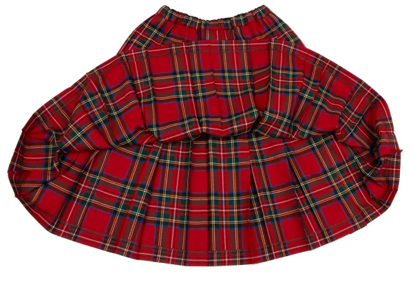 COMME des GARCONS GIRL Check Pleats Wool Skirt K-164658_008
