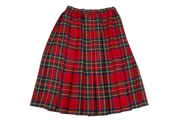 COMME des GARCONS GIRL Check Pleats Wool Skirt K-164658_009