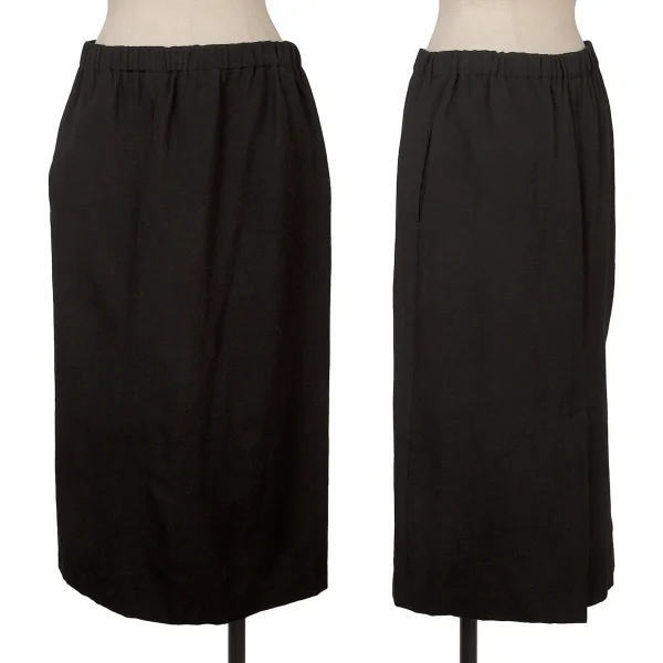 COMME des GARCONS COMME des GARCONS Wool Skirt Black M K-164659_001