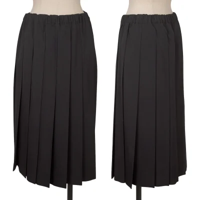 COMME des GARCONS COMME des GARCONS Pleats Wool Gaba Skirt